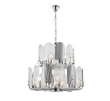 Подвесная люстра iLamp Dolce 15571-12 CR+MULT