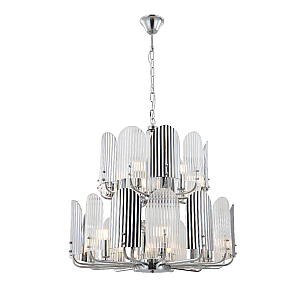 Подвесная люстра iLamp Dolce 15571-12 CR+MULT