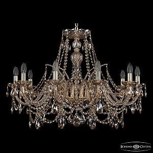 Подвесная люстра Bohemia Ivele Crystal 1411/10/300 G M721
