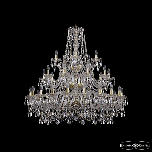 Подвесная люстра Bohemia Ivele Crystal 1411/20+10+5/400/3d G