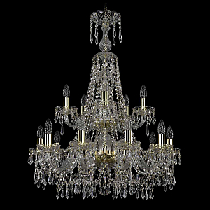 Подвесная люстра Bohemia Ivele Crystal 1403/10+5/240/XL-92/2d G
