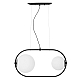 Подвесная люстра Lumina Deco Panari LDP 1210-2-PR BK