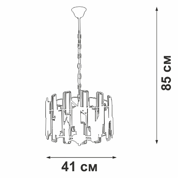 Потолочная люстра Vitaluce V5830-1/5