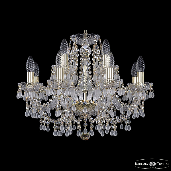 Подвесная люстра Bohemia Ivele Crystal 1410/8+4/195 G V0300 R801
