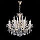 Подвесная люстра Crystal Lux CRISTELLE SP8+4 GOLD