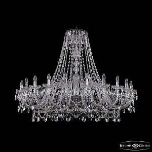 Подвесная люстра Bohemia Ivele Crystal 1411/24/530 Ni
