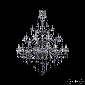 Подвесная люстра Bohemia Ivele Crystal 1415/20+10+5/530/3d Ni