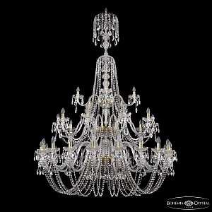 Подвесная люстра Bohemia Ivele Crystal 1402/20+10+5/530/XL-206/3d G