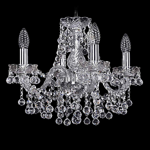 Подвесная люстра Bohemia Ivele Crystal 1409/4/141 Ni