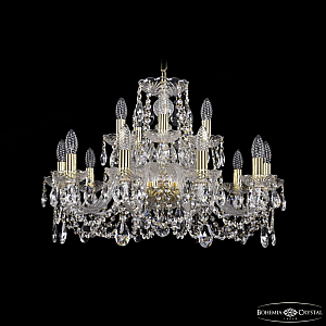 Подвесная люстра Bohemia Ivele Crystal 1402/10+5/240 G