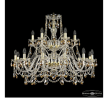 Подвесная люстра Bohemia Ivele Crystal 1411/12+6/360/2d G K721