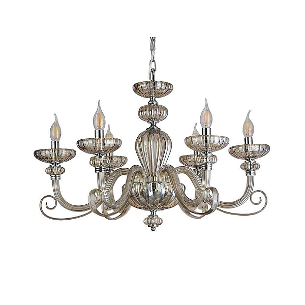 Подвесная люстра Newport 8626/C chrome cognac М0071597