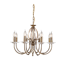 Подвесная люстра Elstead Lighting AG8-AGED-BRASS