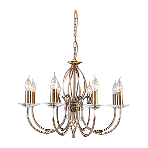 Подвесная люстра Elstead Lighting AG8-AGED-BRASS