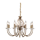 Подвесная люстра Elstead Lighting AG8-AGED-BRASS