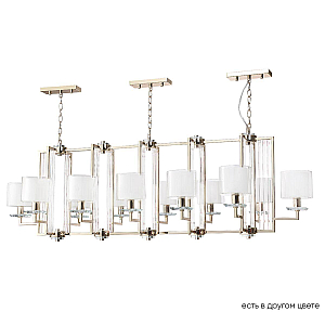 Подвесная люстра Crystal Lux NICOLAS SP12 L1600 GOLD/WHITE