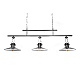 Подвесная люстра Lumina Deco Setorre LDP 711-3 CHR