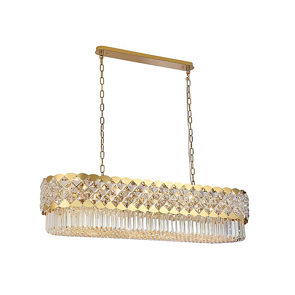 Подвесная люстра Newport 8300/120 oval gold polished М0070639