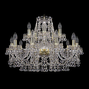 Подвесная люстра Bohemia Ivele Crystal 1409/10+5/240 G