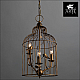 Подвесная люстра Arte Lamp Gabbia A1865SP-3BG
