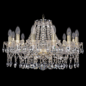 Подвесная люстра Bohemia Ivele Crystal 1413/12/220 G