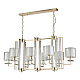Подвесная люстра Crystal Lux Nicolas SP8 L1000 Gold/White