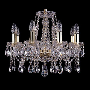 Подвесная люстра Bohemia Ivele Crystal 1413/8/165 G