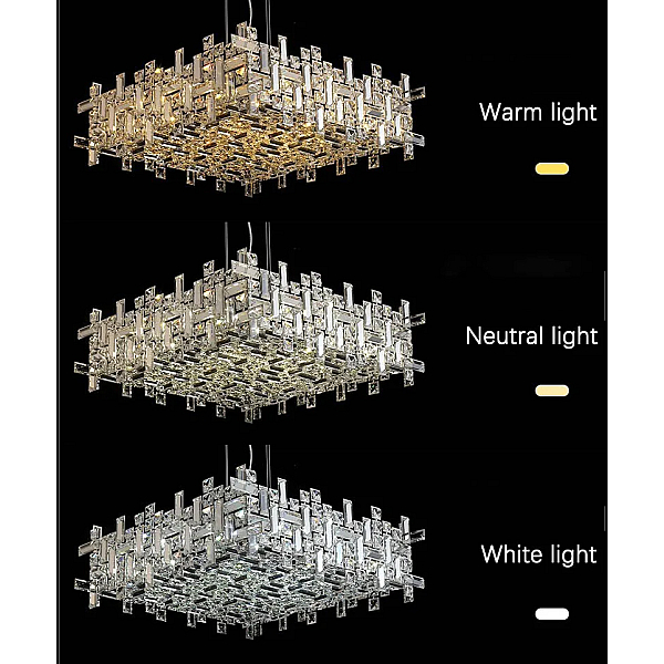Подвесная люстра Delight Collection P7838-W50 chrome