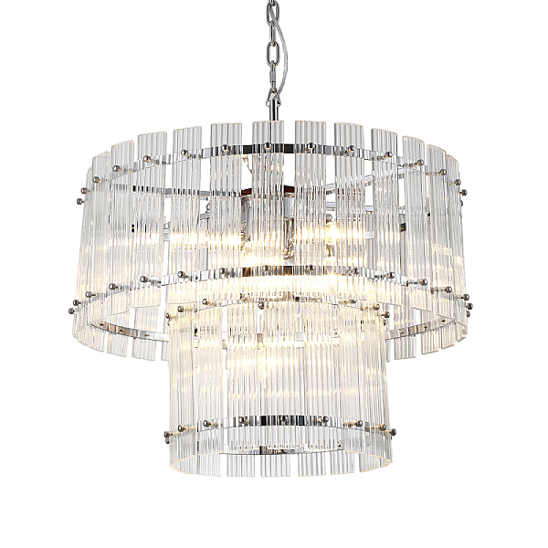 Подвесная люстра Delight Collection Ruby KG1112P-7 chrome/clear