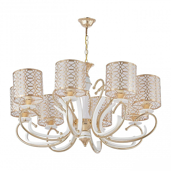 Подвесная люстра Arte Milano Florentia-1237 301237/8 Wh/Gd
