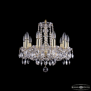 Подвесная люстра Bohemia Ivele Crystal 1402/10/141 G