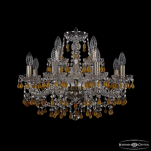 Подвесная люстра Bohemia Ivele Crystal 1410/8+4/195 Pa V1003