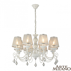 Подвесная люстра Arte Milano 347620/8 WT+SL