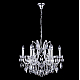 Подвесная люстра Crystal Lux Hollywood SP6 Chrome