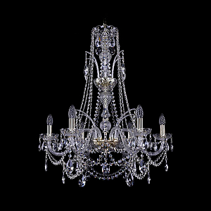 Подвесная люстра Bohemia Ivele Crystal 1411/6/240/XL-83 G