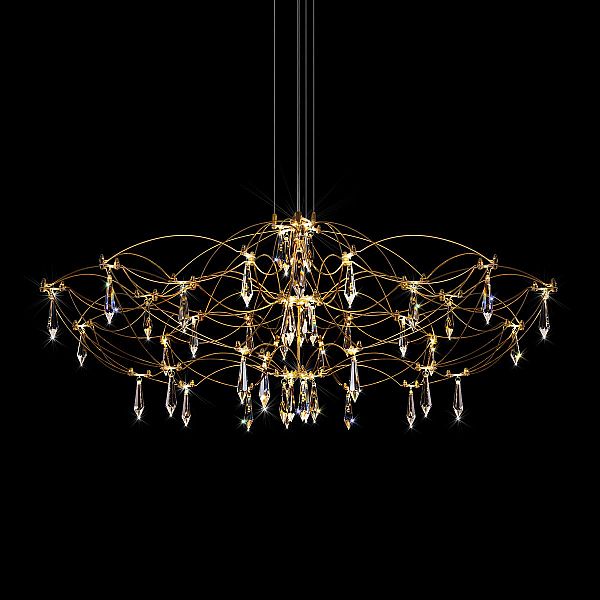 Подвесная люстра Loft IT Mira 10586/900 Gold Asfour