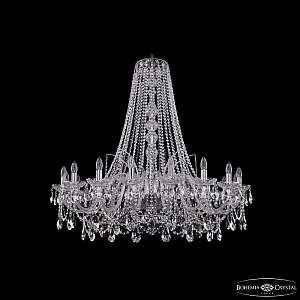 Подвесная люстра Bohemia Ivele Crystal 1411/18/400/h-113 Ni