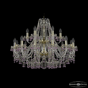 Подвесная люстра Bohemia Ivele Crystal 1410/10+5/300/2d G V7010