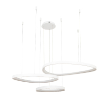 Подвесная люстра LED4U L8805-800-650-450 WH