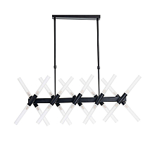 Подвесная люстра Lumina Deco Alford LDP 6036-20 BK