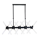 Подвесная люстра Lumina Deco Alford LDP 6036-20 BK