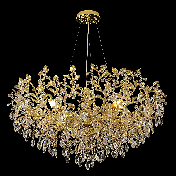 Подвесная люстра Crystal Lux Eden SP10 Gold