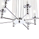 Подвесная люстра Crystal Lux Tomas SP8 D650 Chrome