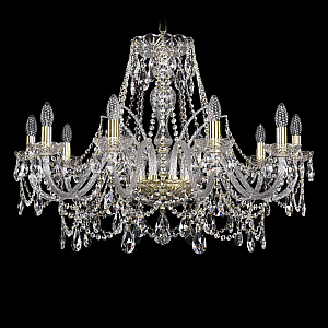 Подвесная люстра Bohemia Ivele Crystal 1411/10/300 G