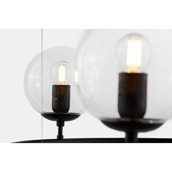 Подвесная люстра Lumina Deco Ceredo LDP 6034-6 RND BK