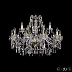Подвесная люстра Bohemia Ivele Crystal 1403/10+5/300 G