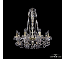 Подвесная люстра Bohemia Ivele Crystal 1409/8/240/h-75 G