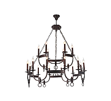 Подвесная люстра Crystal Lux Suerte Brown SP12+6