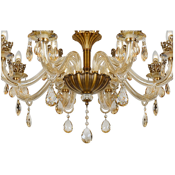 Подвесная люстра iLamp Asia 61078-8+4 BR