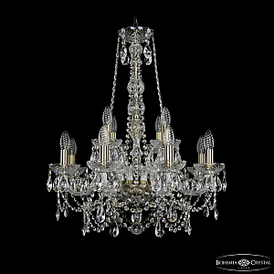 Подвесная люстра Bohemia Ivele Crystal 1411/8+4/195/h-70 Pa